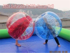 Gymnastics Inflatable Tumbling Mat, Factory Price 5 Foot Half Color Bumper Balls