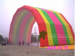 Tenda d'arco arcobaleno gonfiabile