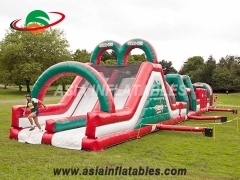 Children Rides Inflatable 5k Game Adult Inflatable Obstacle Course Event Insane Inflatable 5k