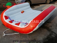 Hot sale 2 Person Water Sports Floating Platform Inflatable FlyingTube Towable