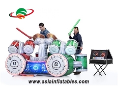 Crazy Interactive Inflatable Game Inflatable IPS Drum Kit Playsystem