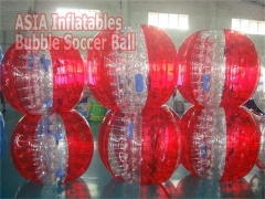 Mezzo pallone da calcio di bolla di colore