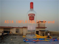 Modello di bottiglia gonfiabile pubblicità vodka