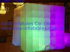 Illuminazione tenda gonfiabile del cubo