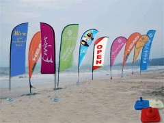 Advertising Pop up Flags Stand
