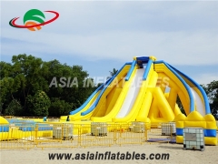 Inflatable Long Hippo Water Slide