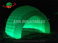 tenda gonfiabile illuminata con led per evento