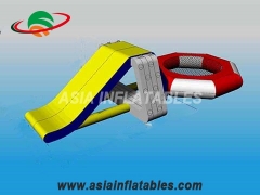  scivolo galleggiante gonfiabile impermeabile all'aria con trampolino