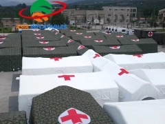 eccellente qualità Tenda di comando per esercizi medici gonfiabili in PVC per la risposta alle emergenze con prezzo all'ingrosso