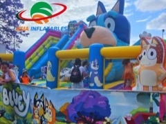 Noleggio castello gonfiabile #Bluey produttori