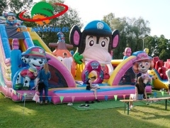 Parco giochi gonfiabile PAW Patrol Fun World Jumping in vendita produttori