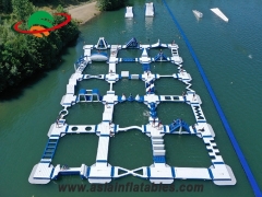 Parco acquatico gonfiabile per uso commerciale