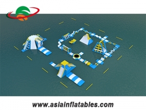 Inflatable Floating Water Obstacle Course