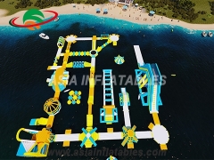 Parco acquatico gonfiabile galleggiante all'ingrosso