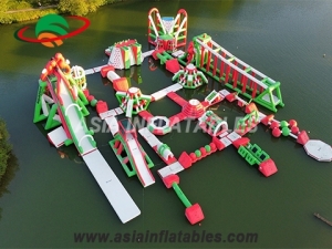 Inflatable Floating Water Obstacle Course