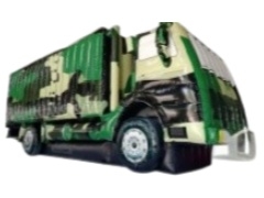 Camion militare pieghevole